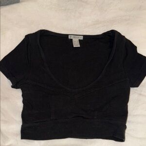 Forever 21 Black Short Sleeve Top